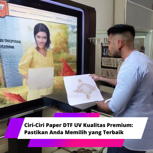 Ciri-Ciri Paper DTF UV Kualitas Premium